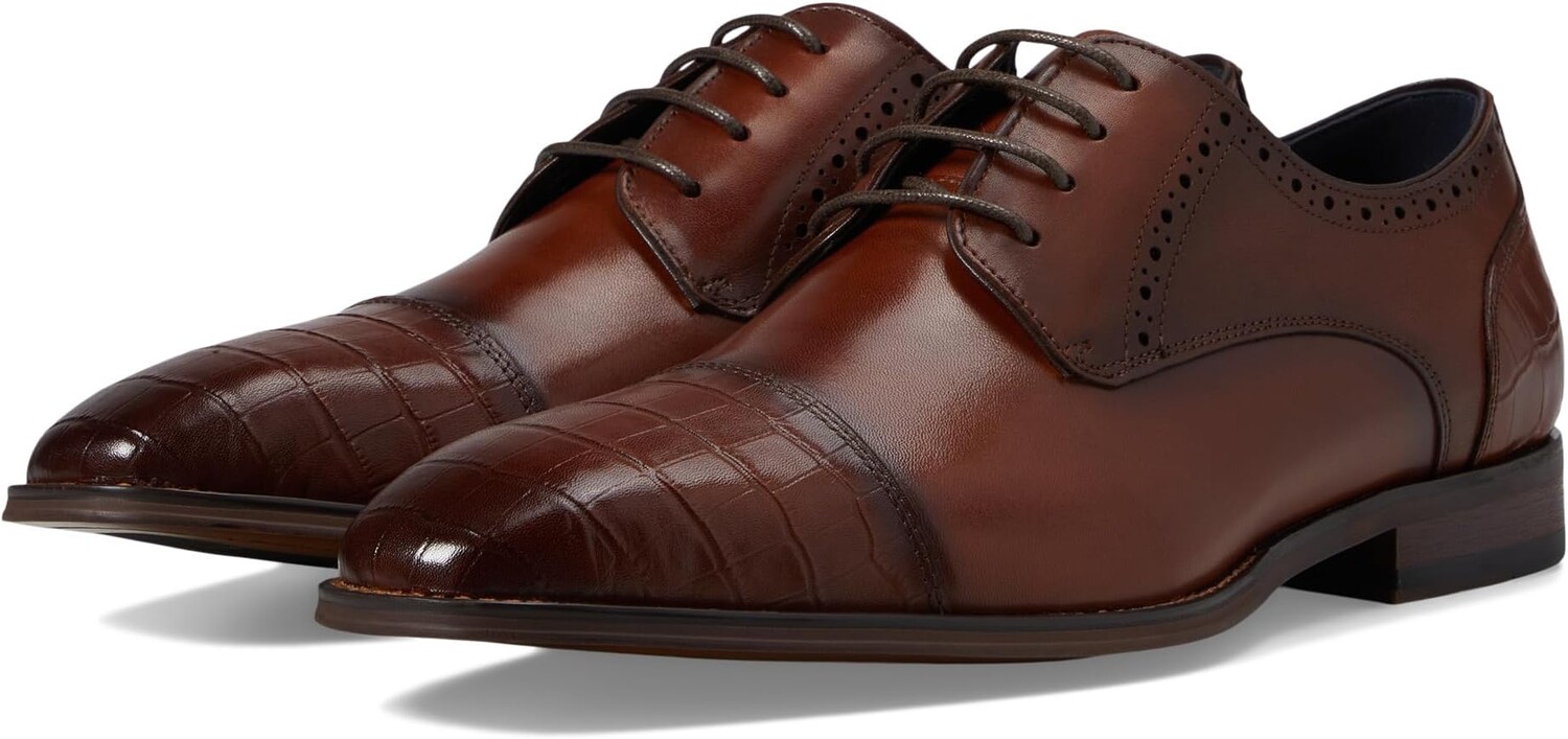 

Оксфорды Penley Cap Toe Oxford Stacy Adams, цвет Cognac