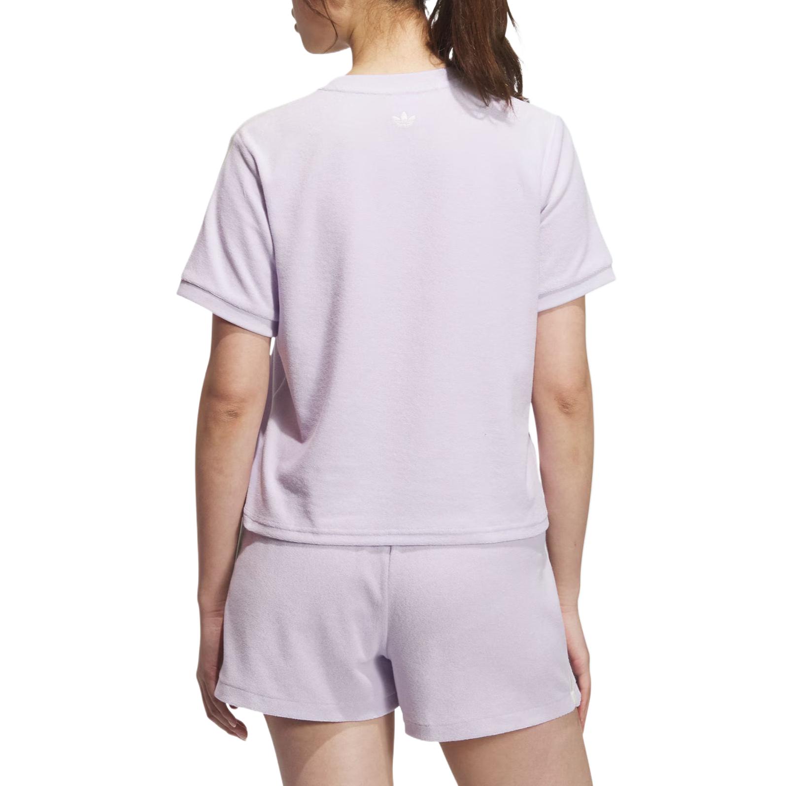 Футболка Regular женская Adidas Originals, светло-фиолетовый — фото 4