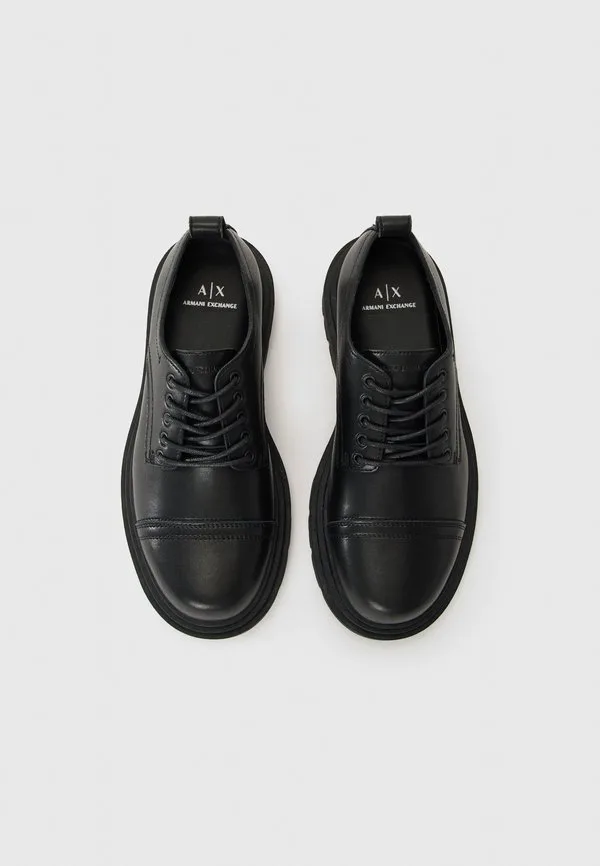 Повседневные ботинки на шнуровке Armani Exchange, Black — фото 4