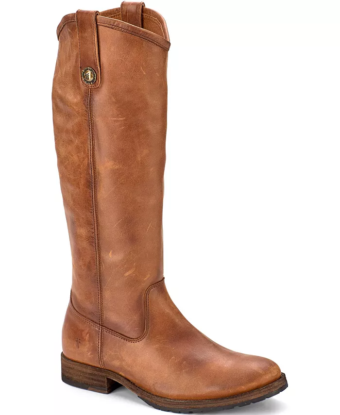 Женские кожаные сапоги до колена Melissa Western Frye, коричневый