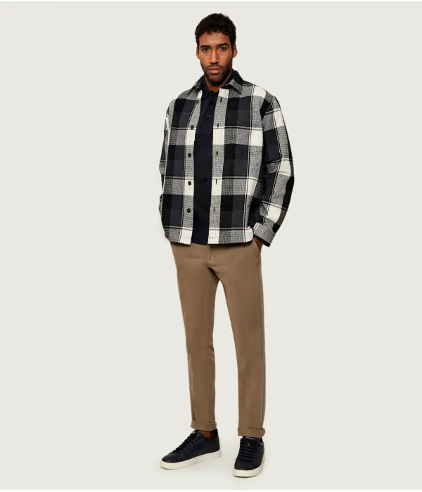 Брюки-Чинос h-kaiton1 Slim fit Boss, коричневый — фото 2