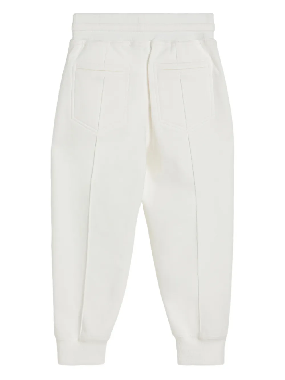 Спортивные брюки с кулиской Brunello Cucinelli Kids, белый — фото 2
