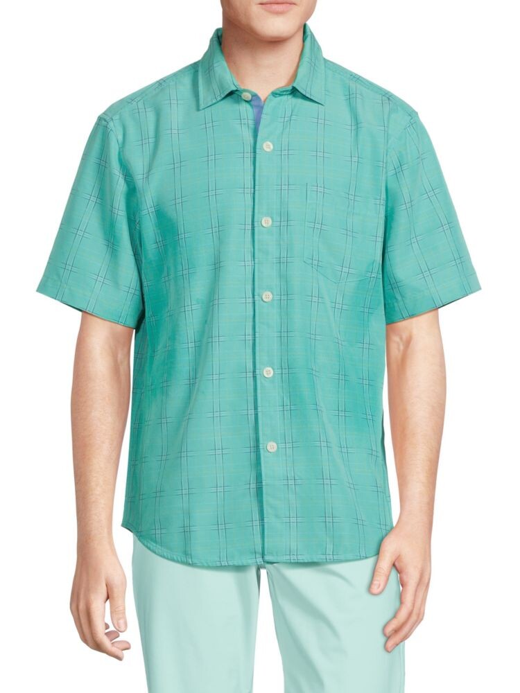 

Рубашка в клетку Tommy Bahama, зеленый