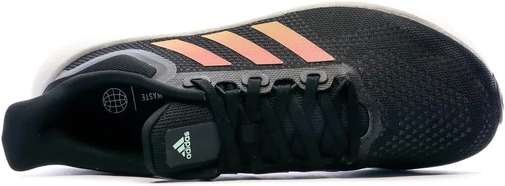 Мужские кроссовки Adidas Pureboost Jet Trainers - черные — фото 4