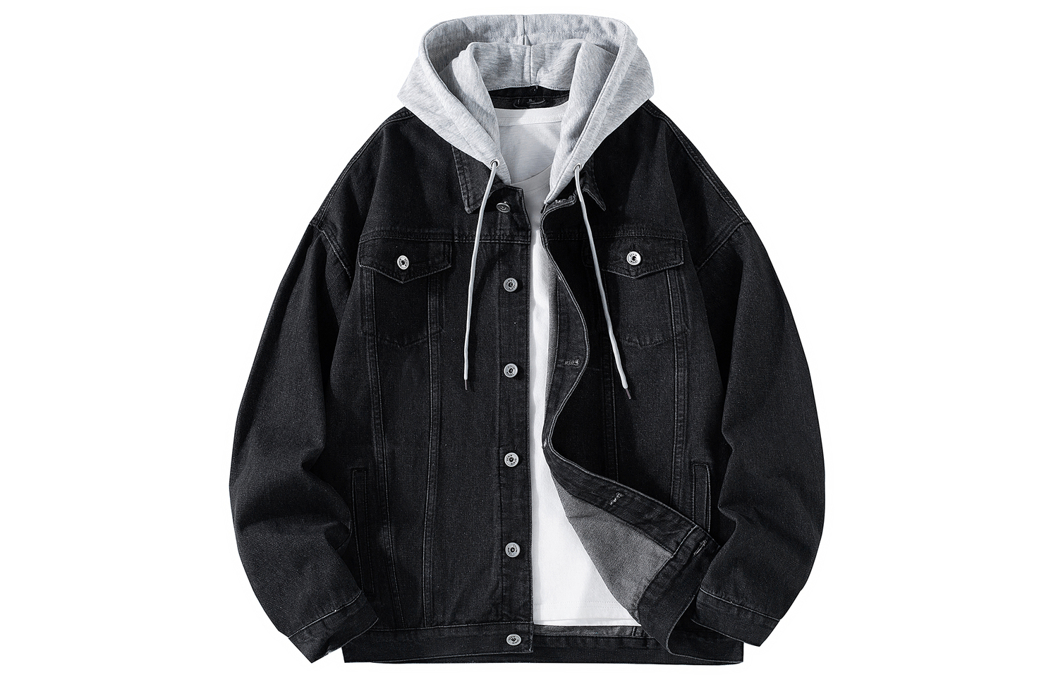 

CSKS Джинсовая куртка унисекс, Black Hooded
