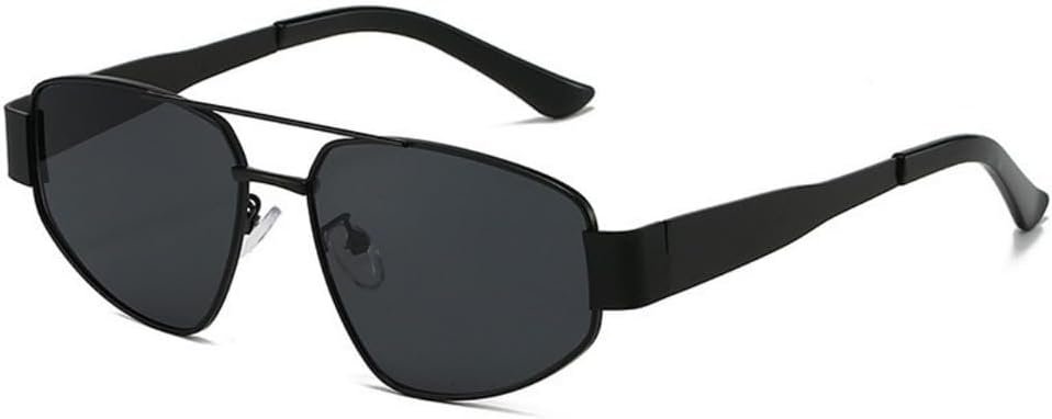 

Модные солнцезащитные очки «кошачий глаз», стильные металлические солнцезащитные очки в маленькой оправе, для путешествий, в уличном стиле, с защитой от ультрафиолета UV400 UJNHGQ, Black Black