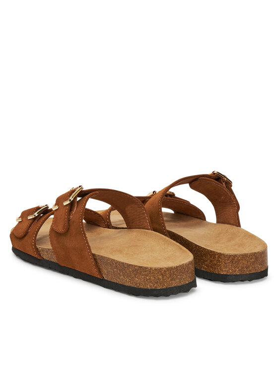 Мюли Onlmaxi-13 Pu Strap Buckle 15331392 Only Shoes, коричневый — фото 3