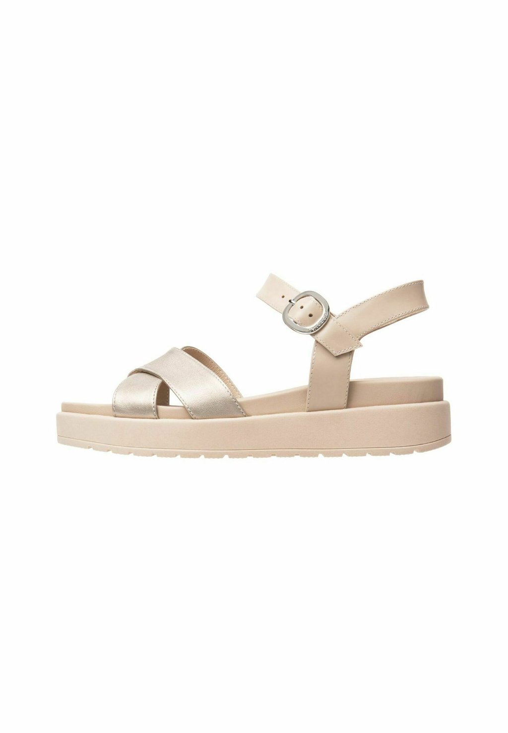 Босоножки на танкетке Platform sandals NeroGiardini, бежевый