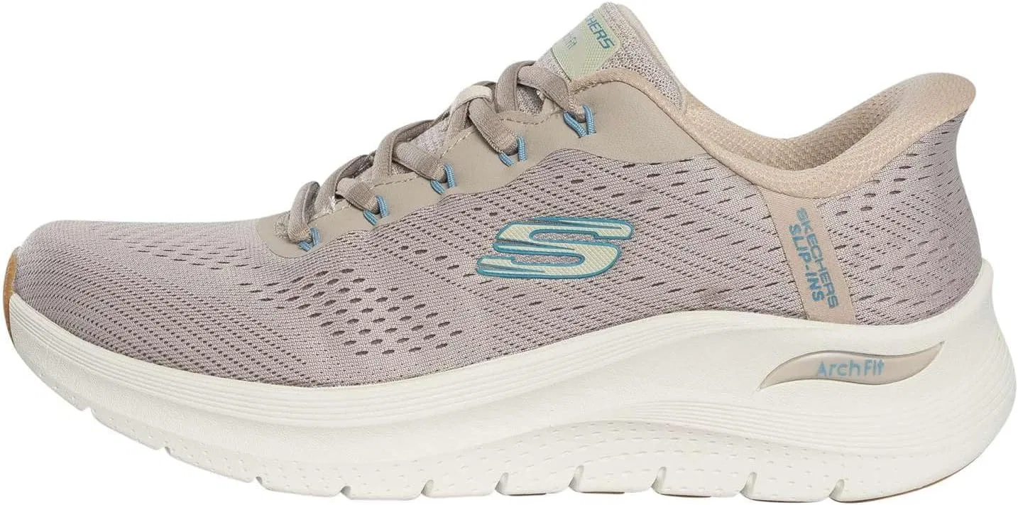 Кроссовки Skechers Herren Arch Fit 2.0 Schuhe, Taupe Blue — фото 2