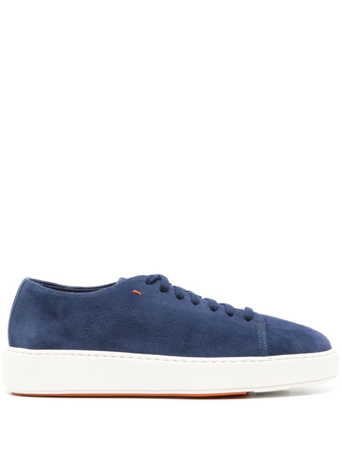 Кроссовки на шнуровке Santoni, синий