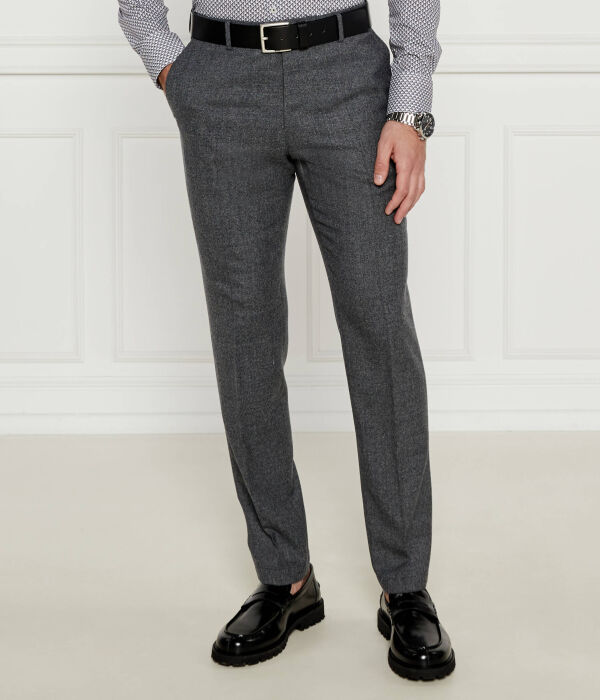 

Шерстяные брюки 13 песо2-w Shaped fit Windsor, черный