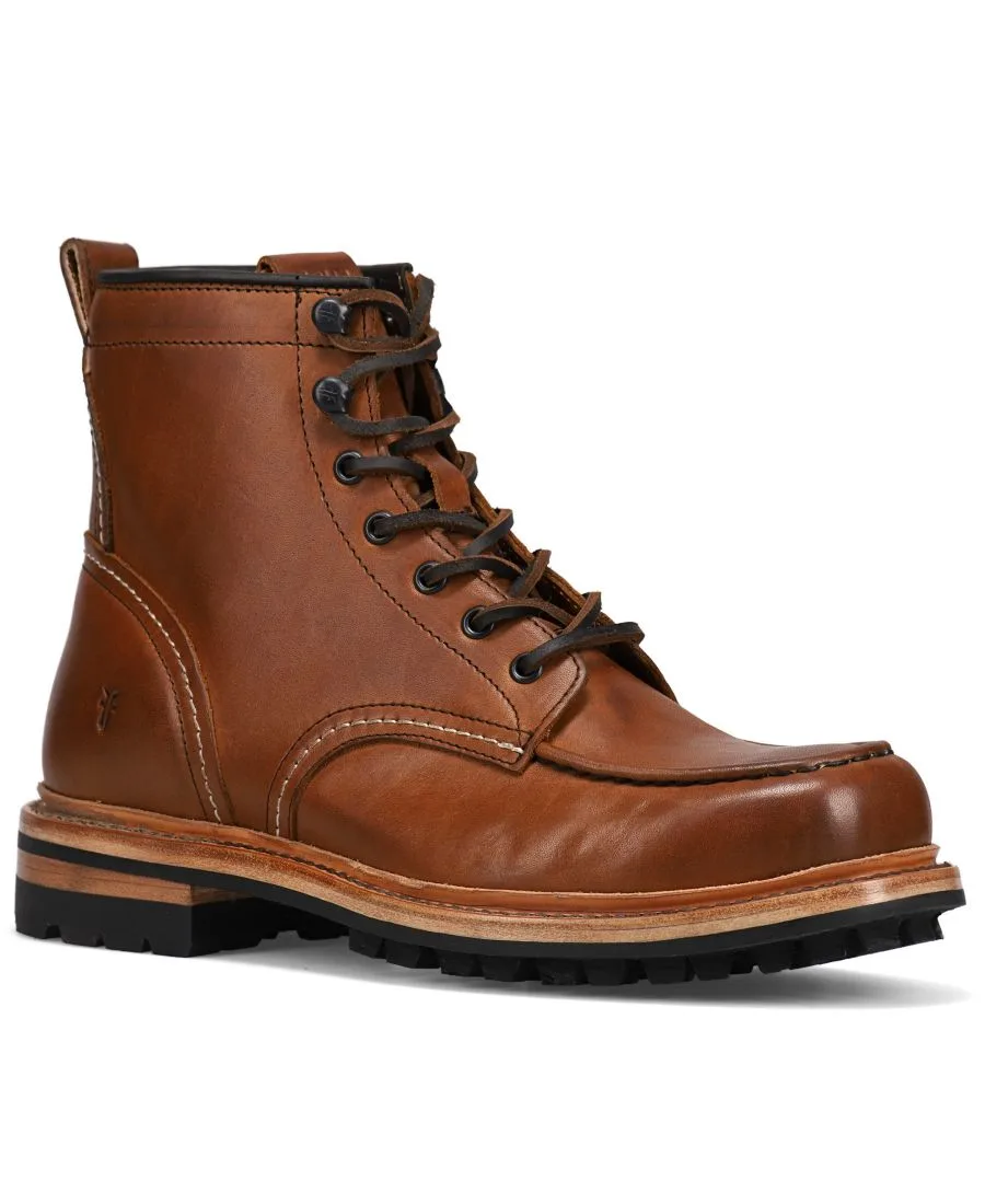 Мужские рабочие ботинки Hudson с закругленным носком Frye, Caramel