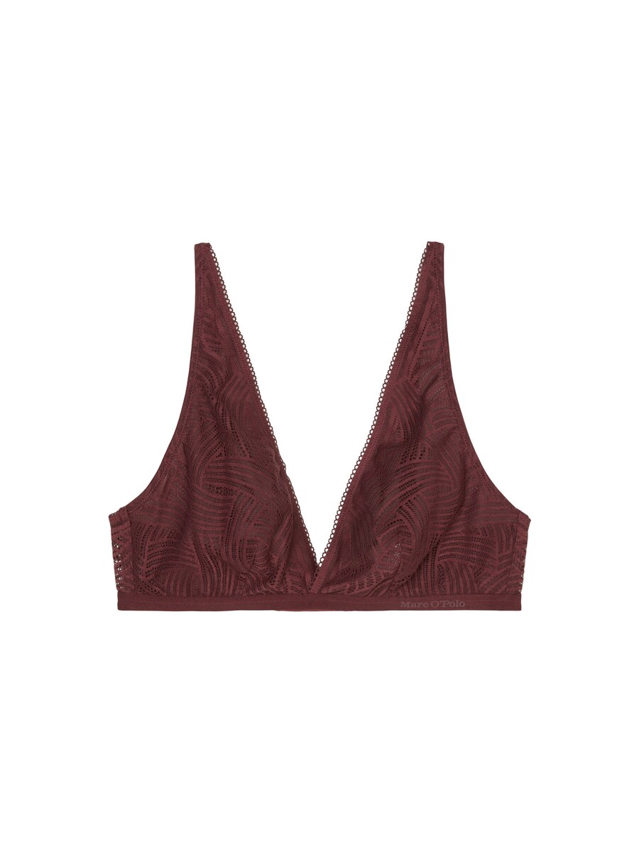 

Бюстгальтер-футболка Marc O'Polo Timeless Lace, цвет Red/Bordeaux