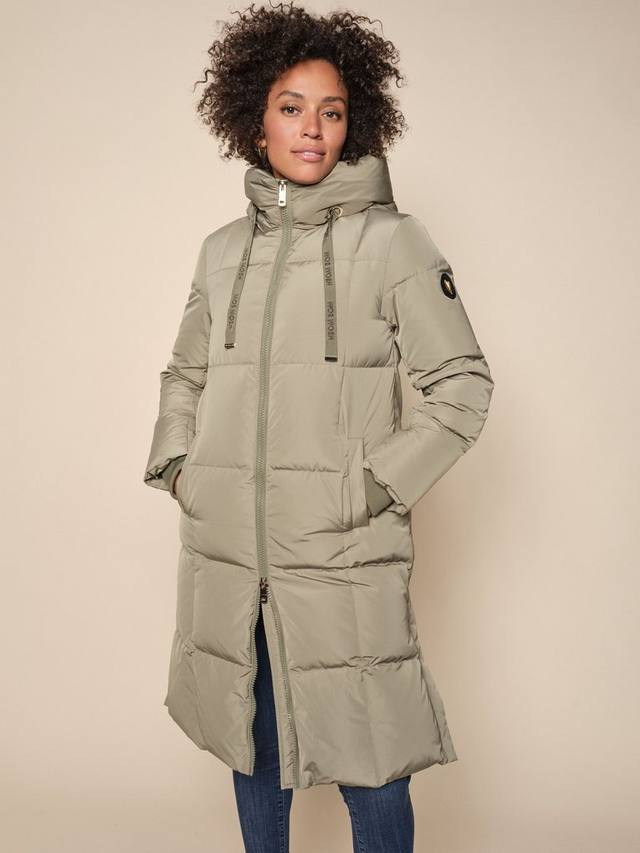 

Пуховик nova puffer с капюшоном MOS MOSH, цвет Tea