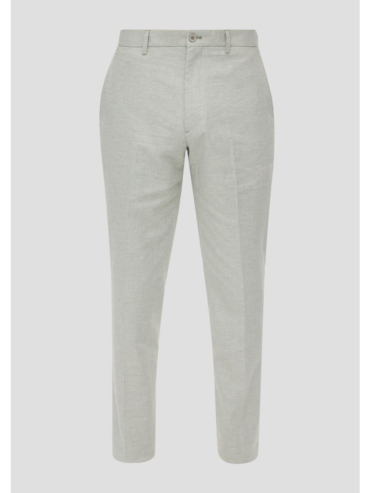 

s.Oliver Брюки от костюма S.OPURE, цвет 72N8, шалфейно-зеленый