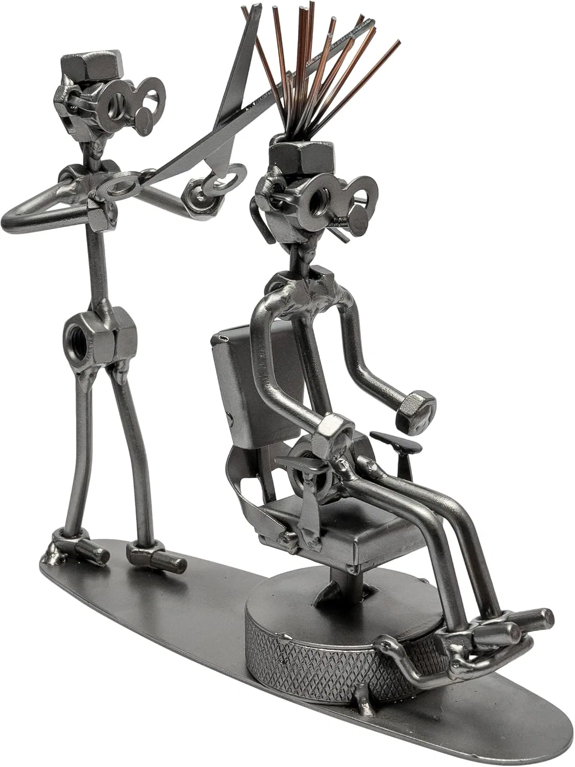Металлическая фигурка парикмахера «Screw Man» от STEEMO Steemo — фото 2