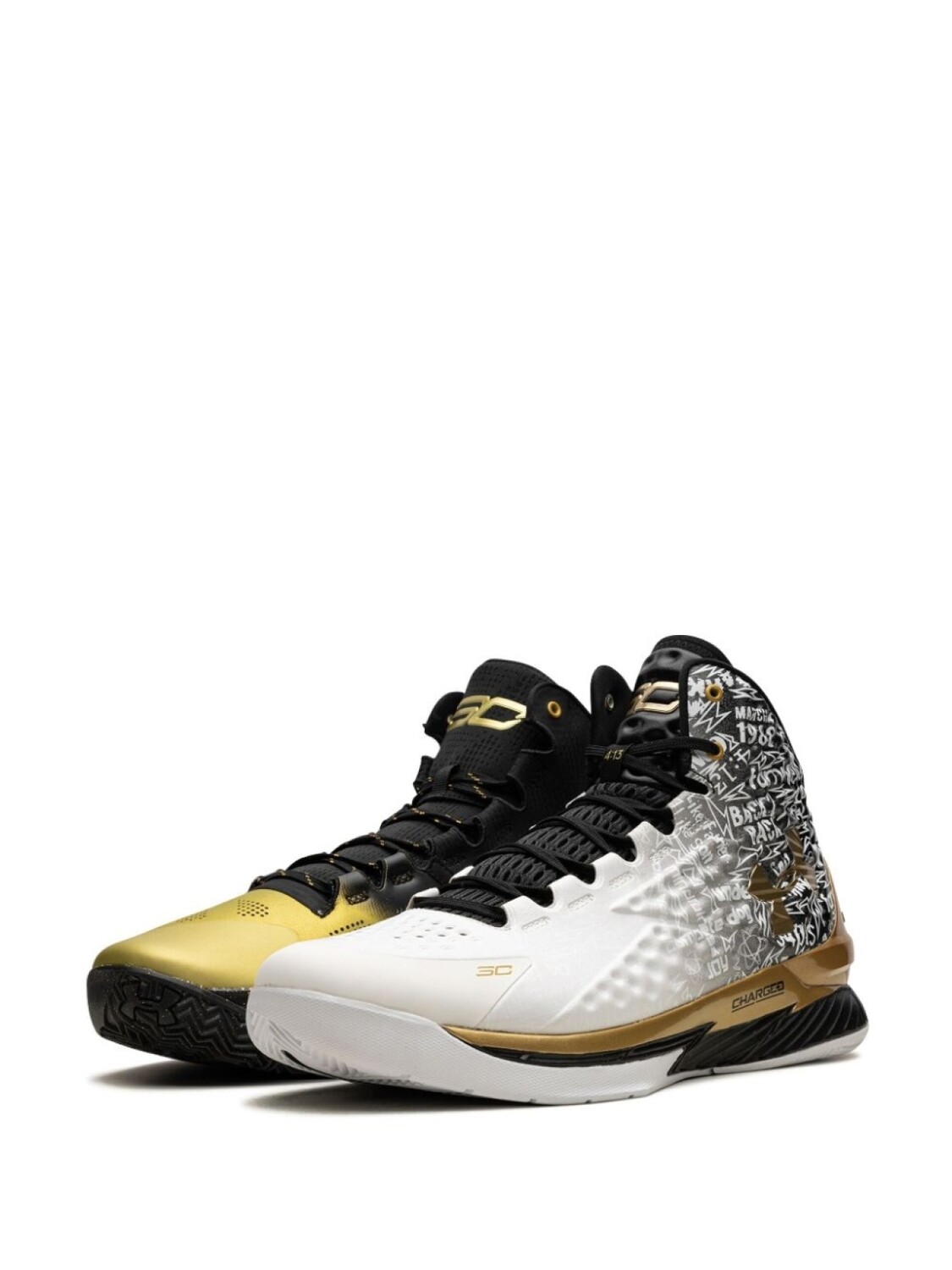 Кроссовки 'Back to Back MVP Pack 2023' из коллаборации с Stephen Curry Under Armour, черный — фото 2