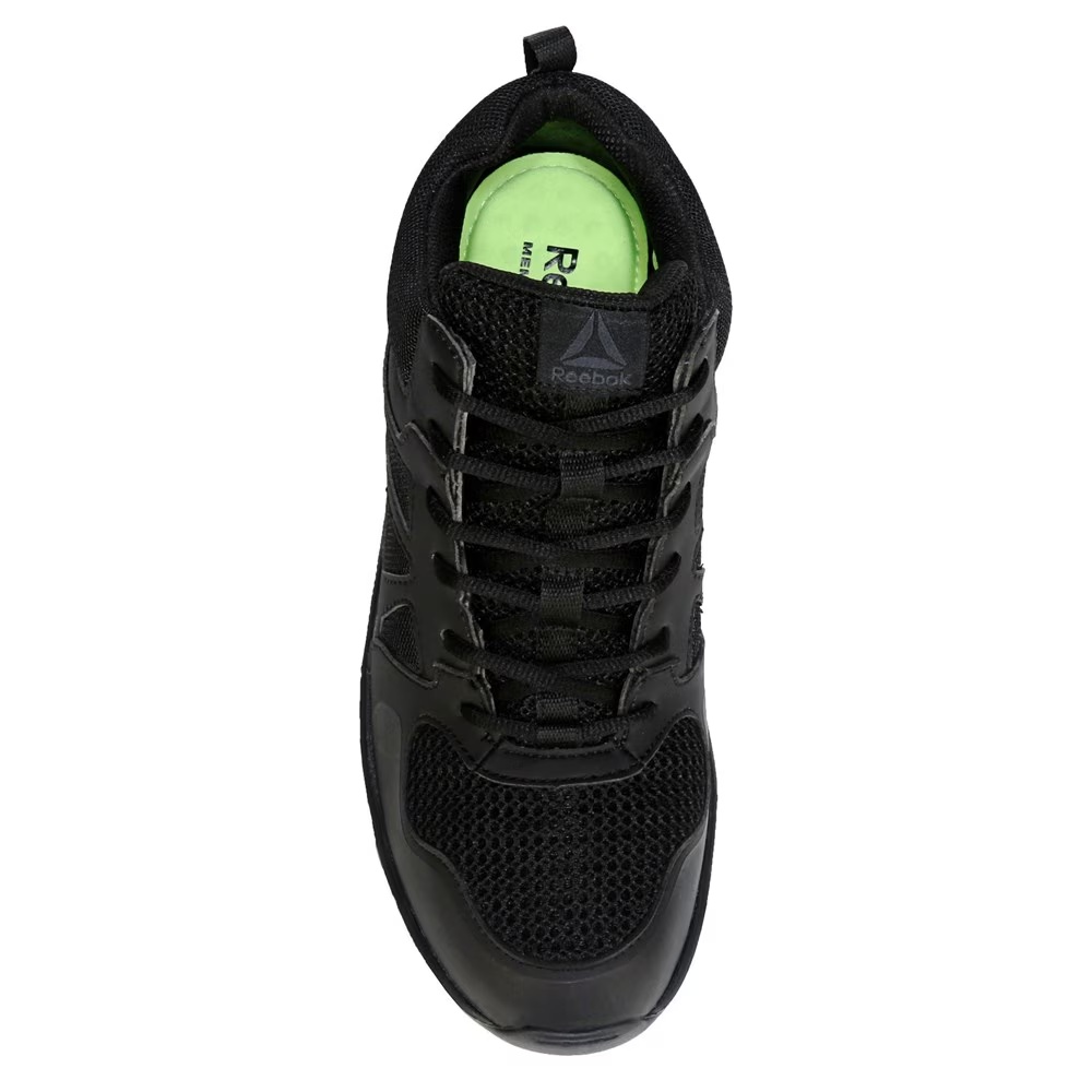 Ботинки тактические средней высоты Sublite cushion Reebok Duty, black leather — фото 3