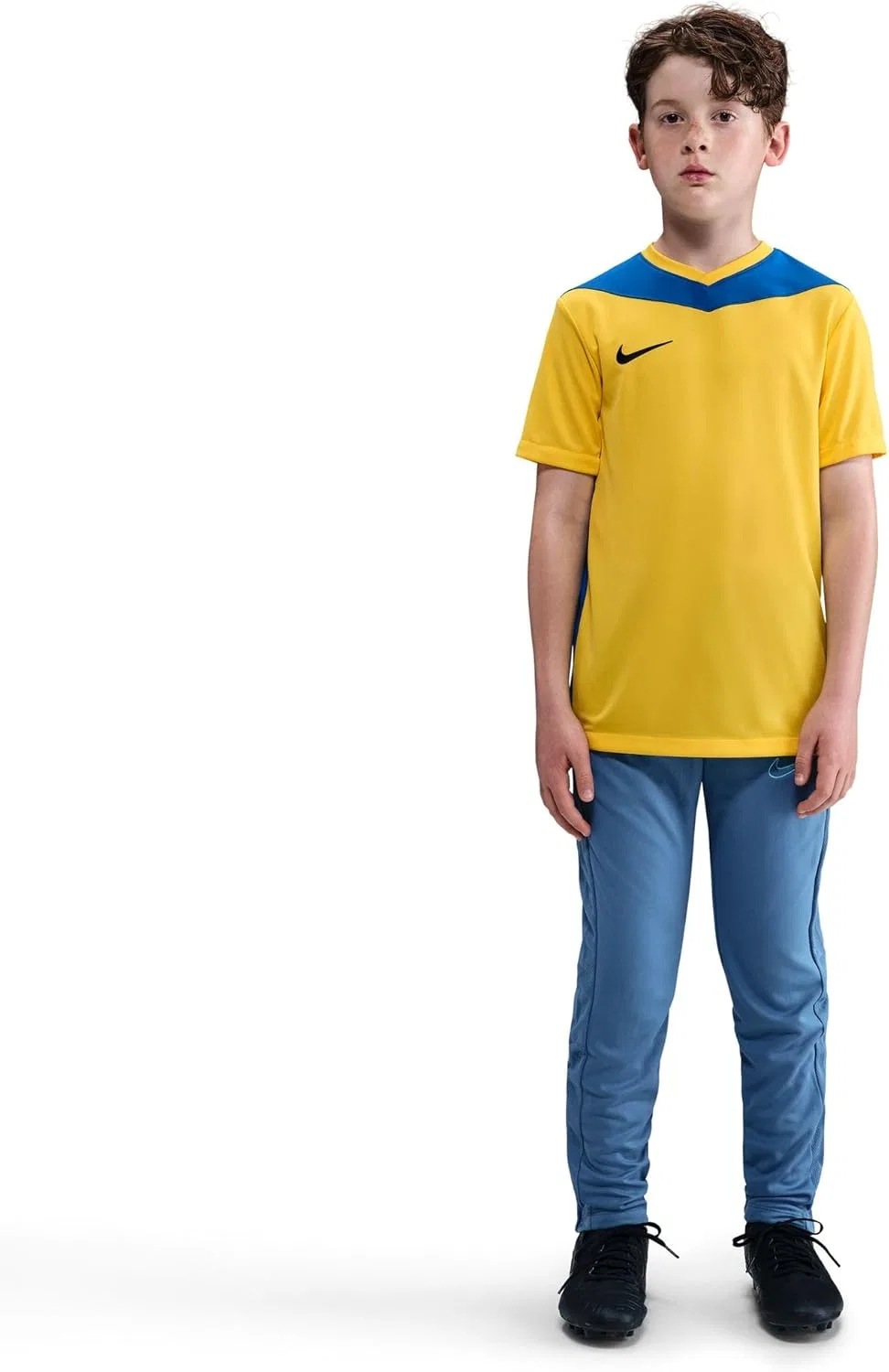 Футболка Nike Dri-FIT Park Derby IV, желто-сине-черный — фото 2