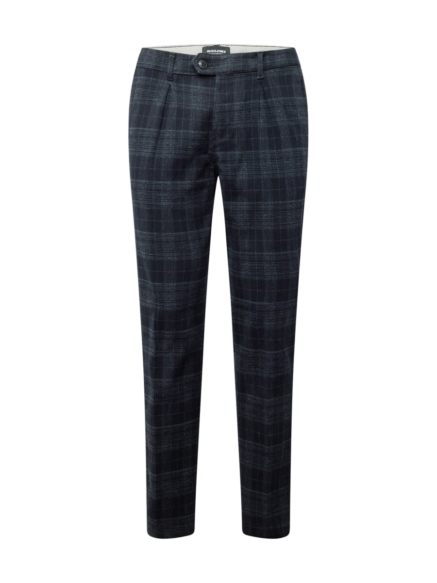 

Тканевые брюки JACK & JONES Tapered Pleat-Front Pants ACE HARVEY, ночной синий