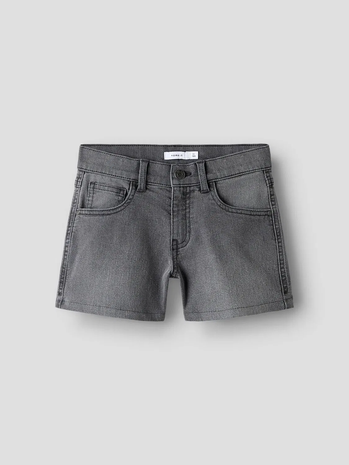 Шорты джинсовые, Name it, medium grey denim — фото 3