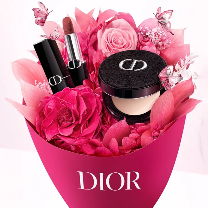 DIOR Набор для макияжа Vivid Blue Gold, легко растушевывается, натуральный, 13г+1,5г — фото 2