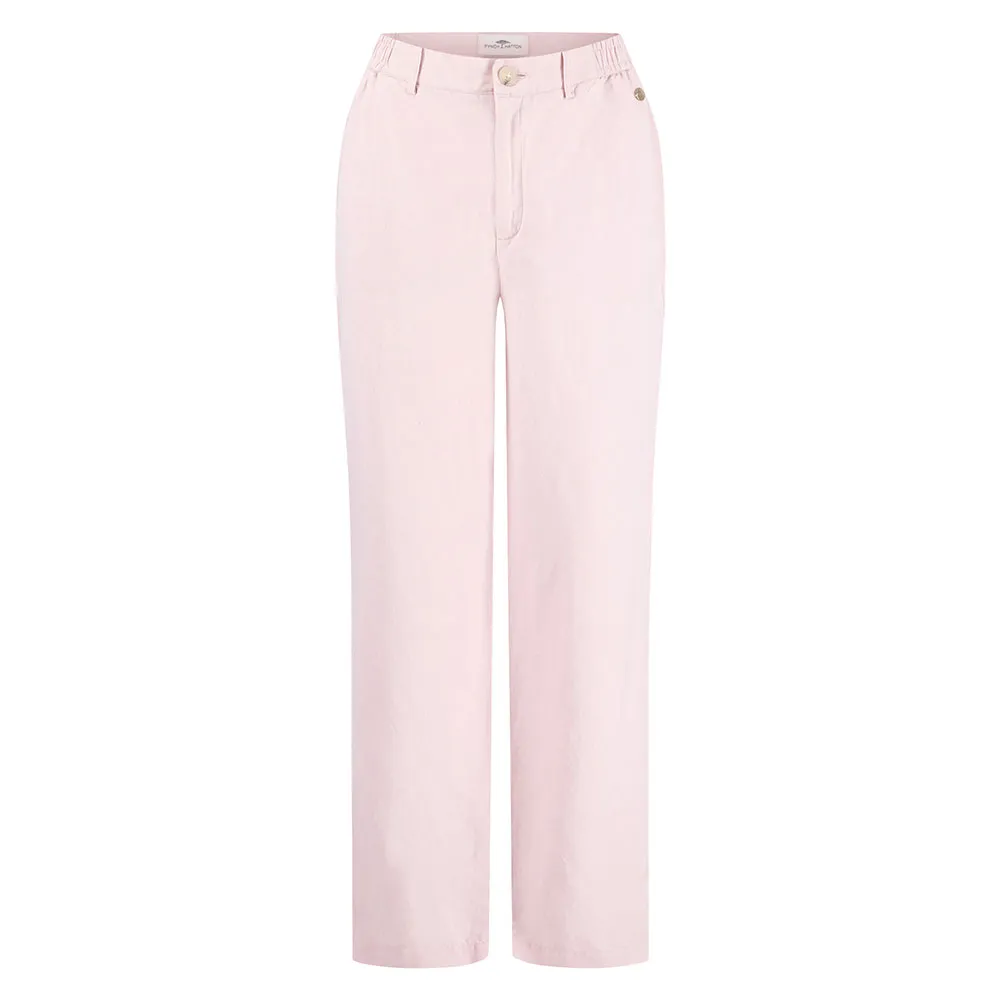 

Брюки Fynch Hatton Straight Linen Mix, розовый