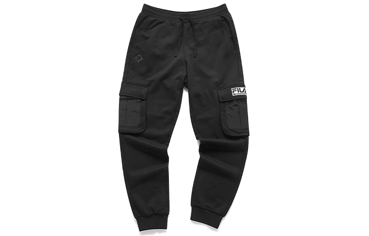 

FILA FUSION Белые повседневные брюки Mountaineering X, мужские, черные