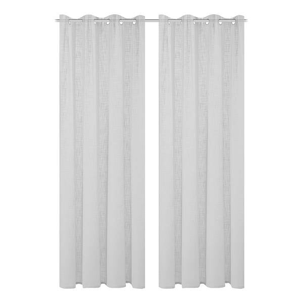 

Штора с люверсами Home Wohnideen Softy 2 шт, 140x245x1 см, серый