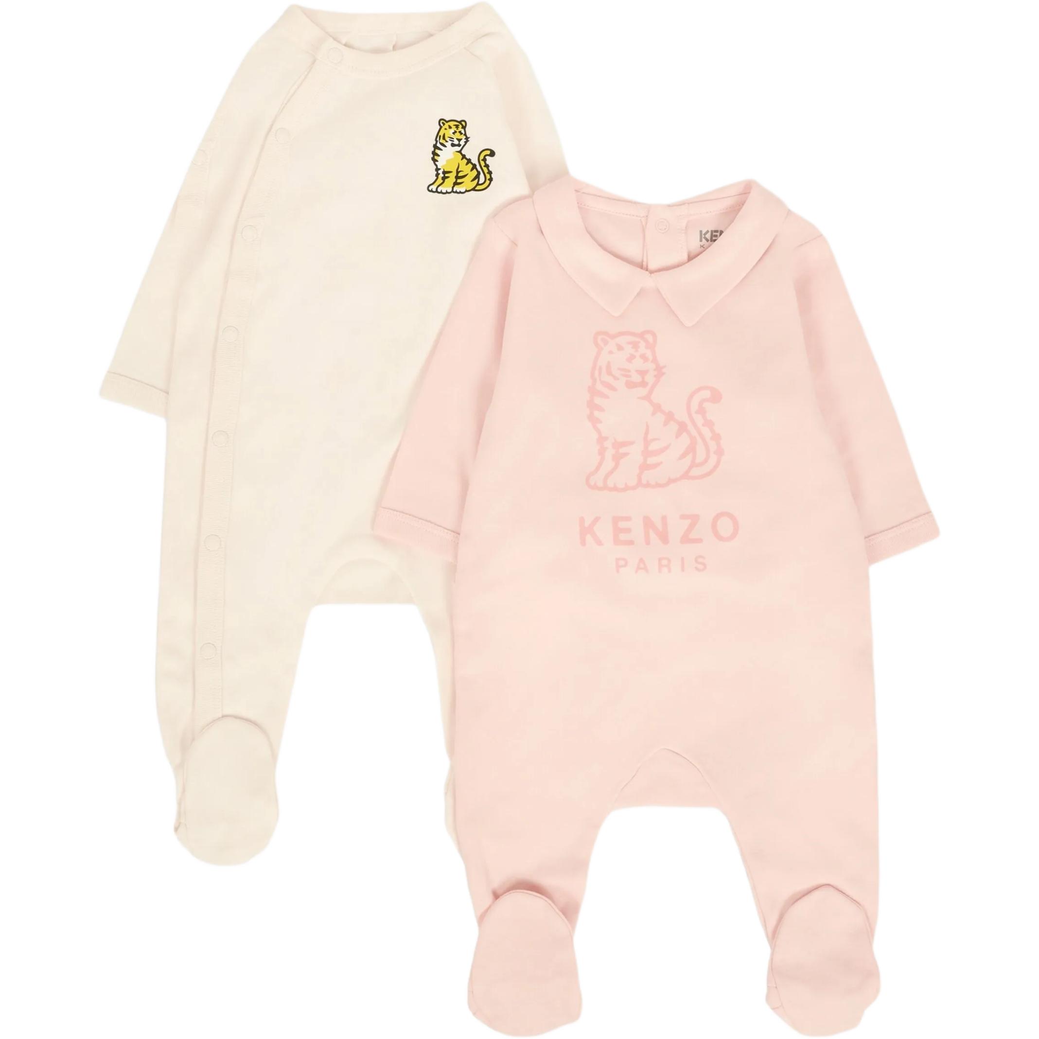 

Комбинезон fw25 набор из 2 штук для младенцев и малышей KENZO, 2 Pack (Pink+Ecru)