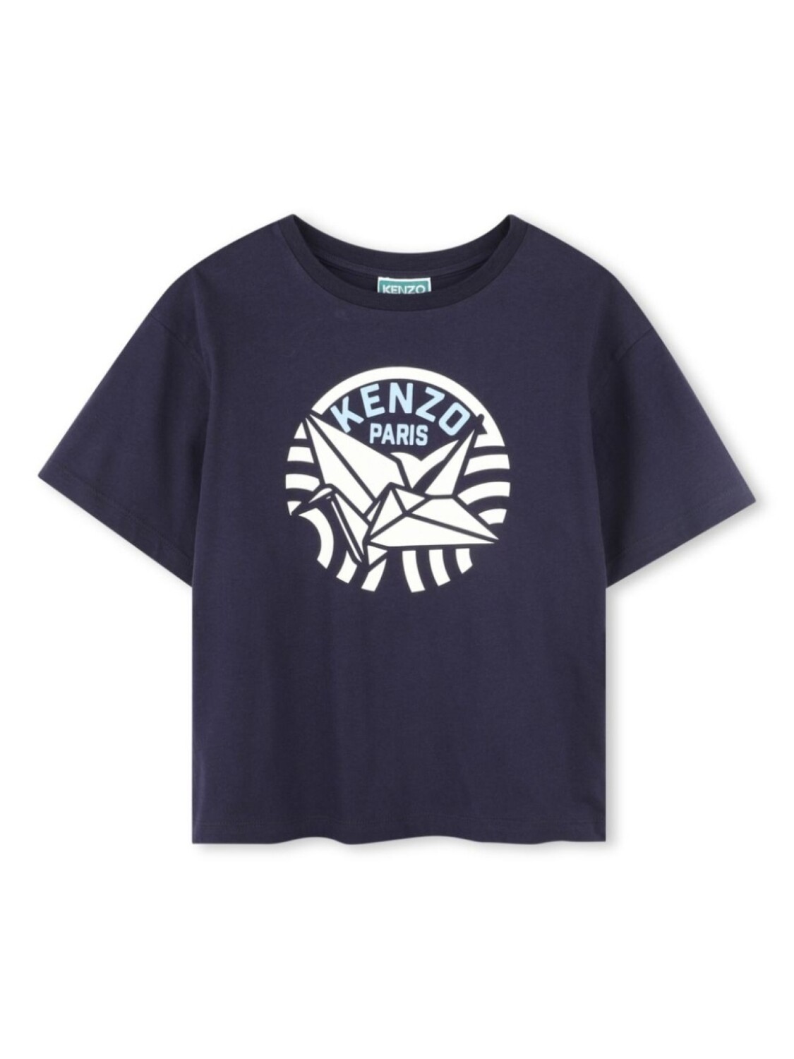 

Футболка из органического хлопка Kenzo Kids, синий