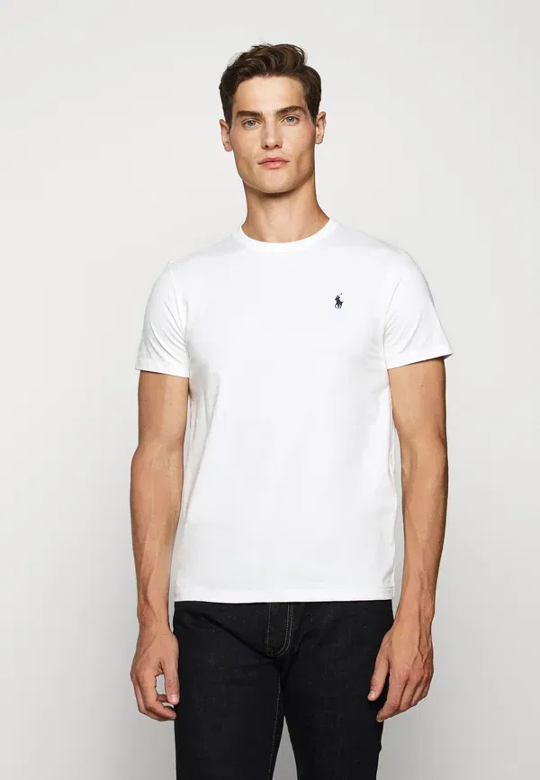 Футболка Polo Ralph Lauren Custom Slim Fit Jersey Crewneck Basic T-Shirt, невис