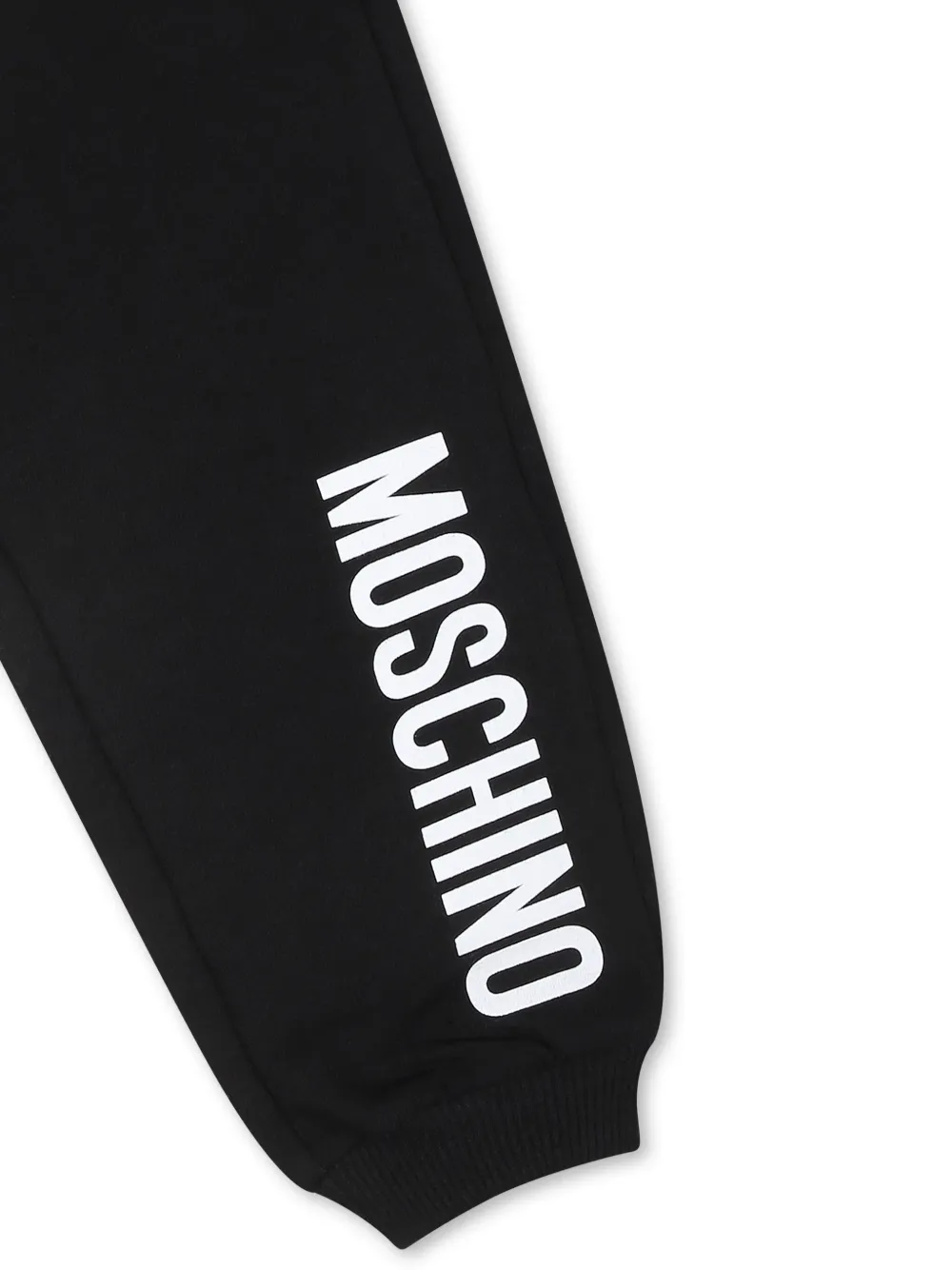 Спортивные брюки с логотипом Moschino Kids, черный — фото 3