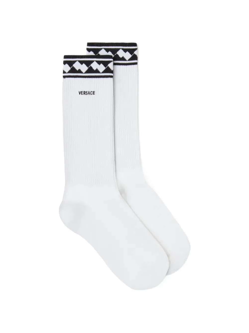 Носки с вышивкой VERSACE, белый