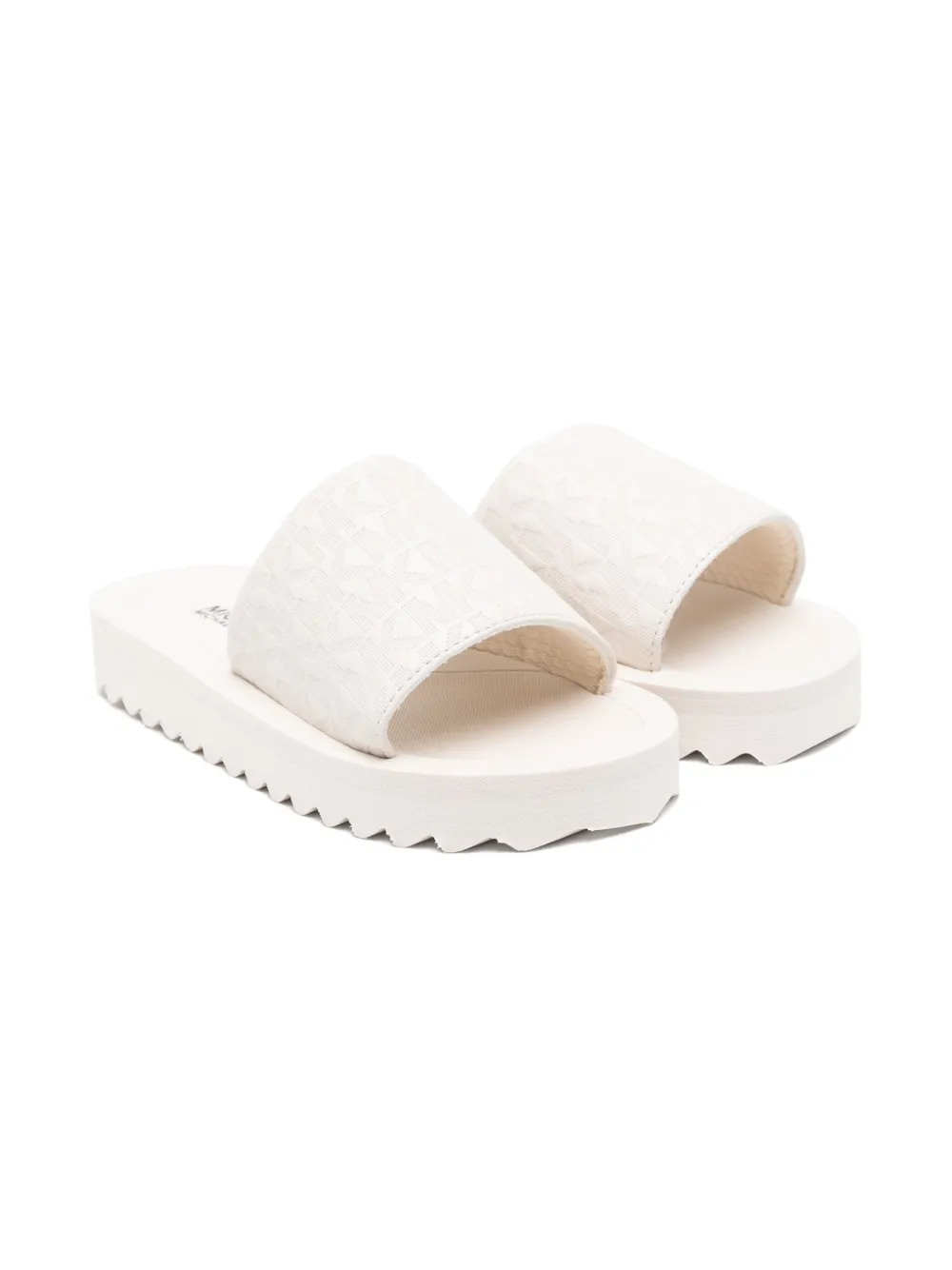

Слиперы с тиснением логотипа Michael Kors Kids, нейтральный