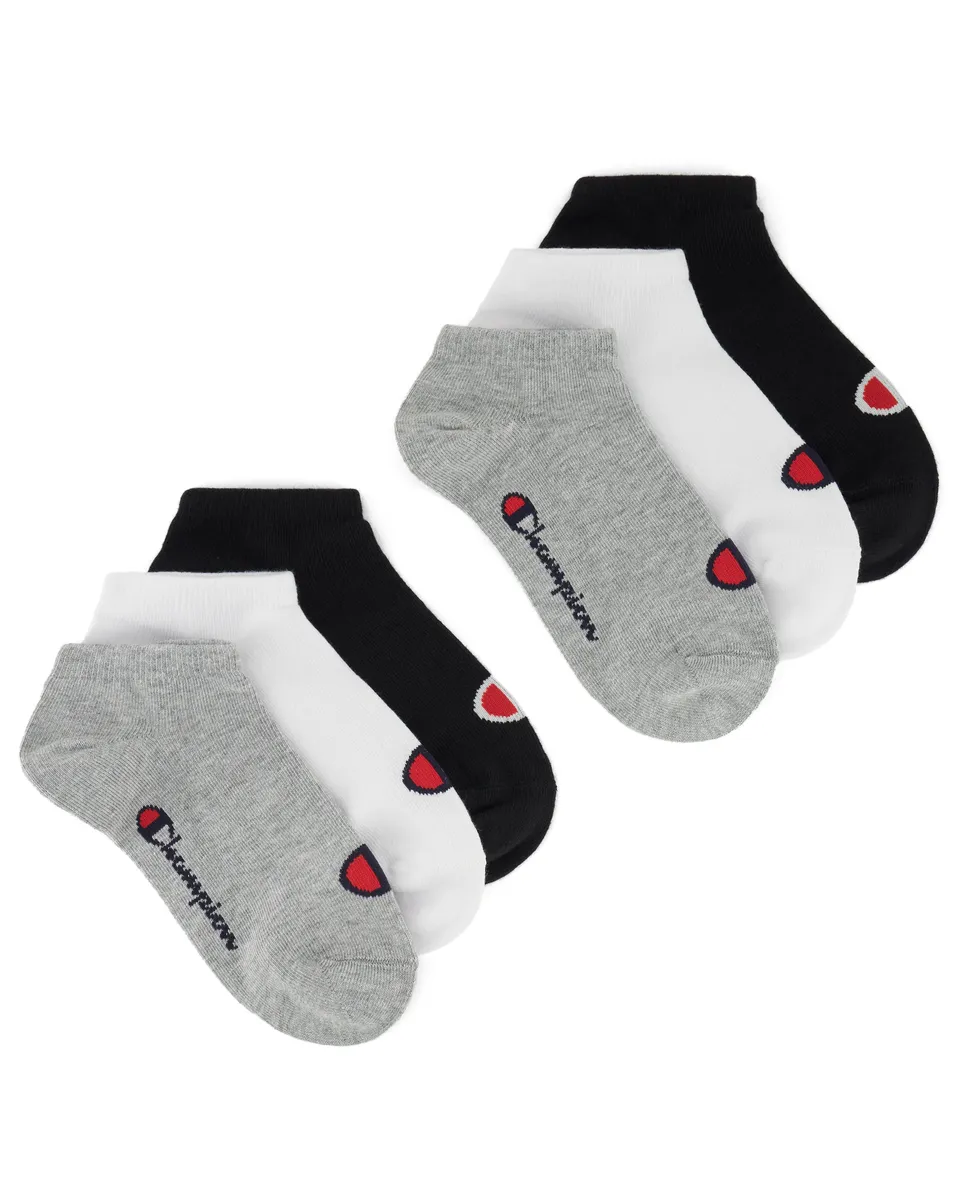 

Носки Champion Sneaker Socks "6pk Sneaker Socks" (6 пар, комплект), цвет Oxgm/Oxgm/Wht/Wht/Nbk/Nbk -Ns