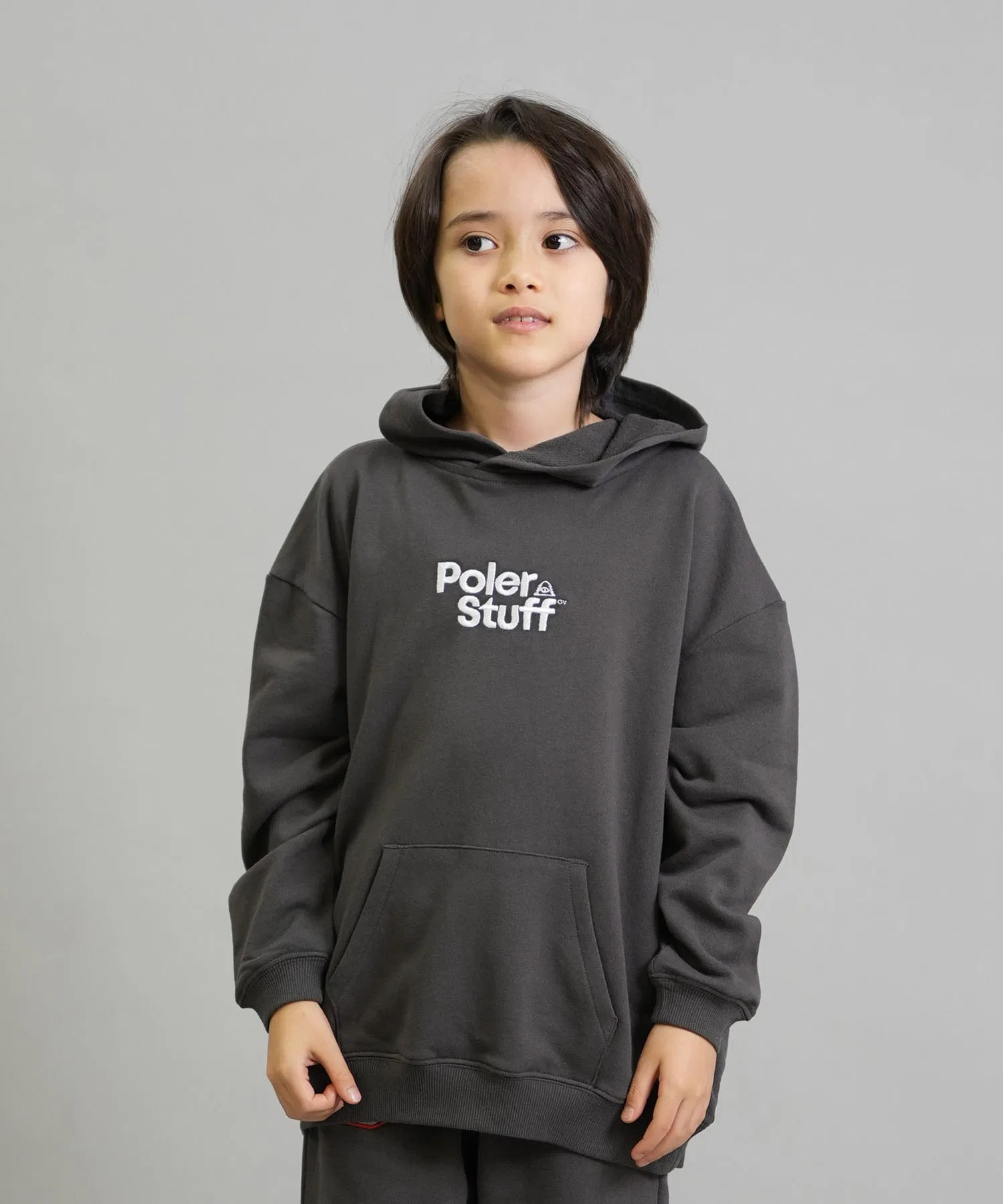 Детская толстовка с капюшоном POLER KIDS STUFF HOOD, артикул 259MCV0037 — фото 2