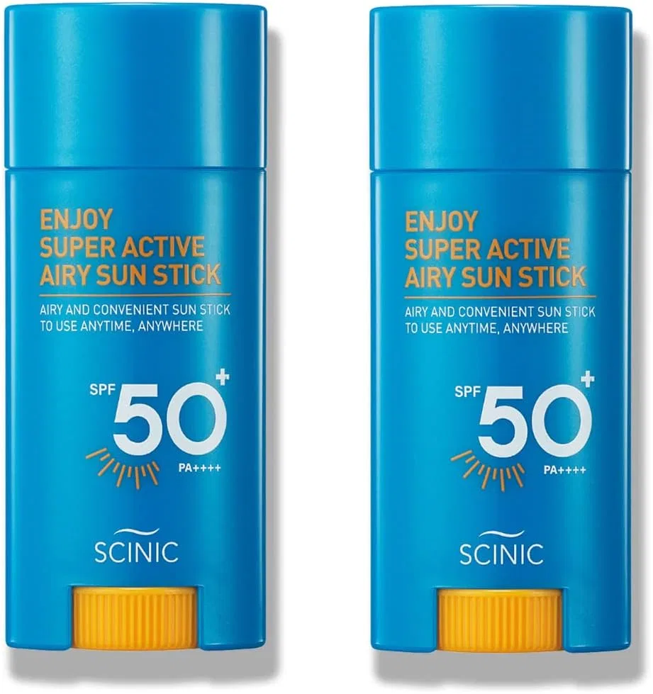 Солнцезащитный стик SCINIC Enjoy Super Active Airy Sun Stick SPF50+ PA++++ 15 г Shinbee