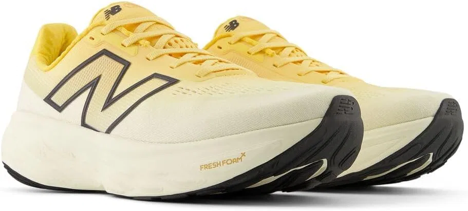 Мужские беговые кроссовки New Balance Fresh Foam X 1080, Clementine Angora Black Cement — фото 4