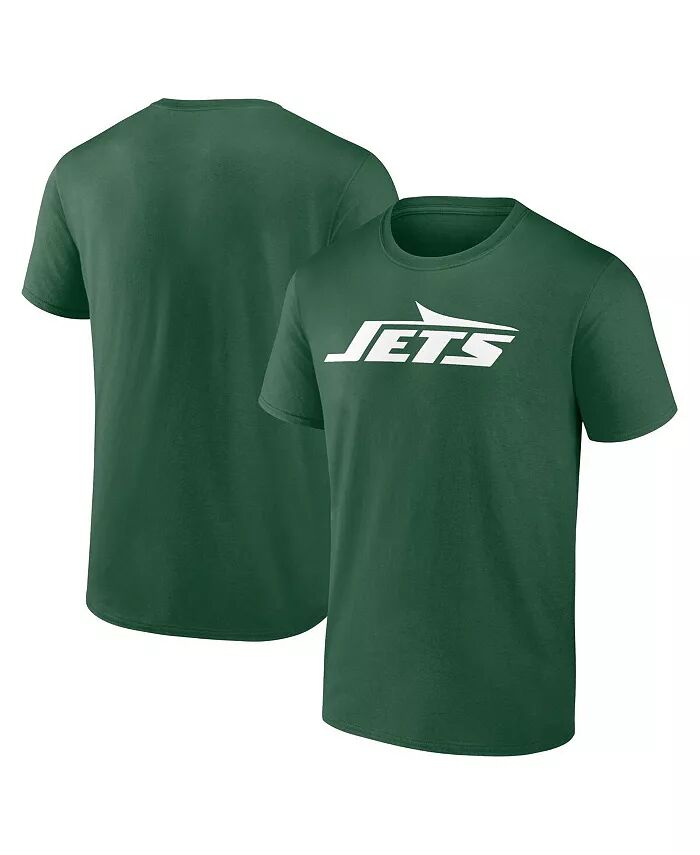 

Мужская зеленая футболка с логотипом New York Jets Primary Fanatics