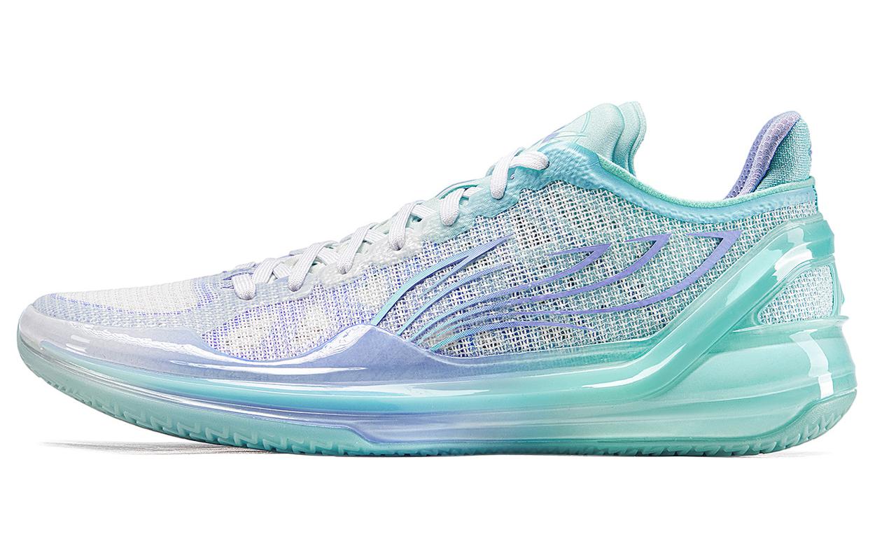 

LINING Баскетбольные кроссовки Blade 4V2, низкие, мужские, цвет Island Blue/Snow Cyan Purple