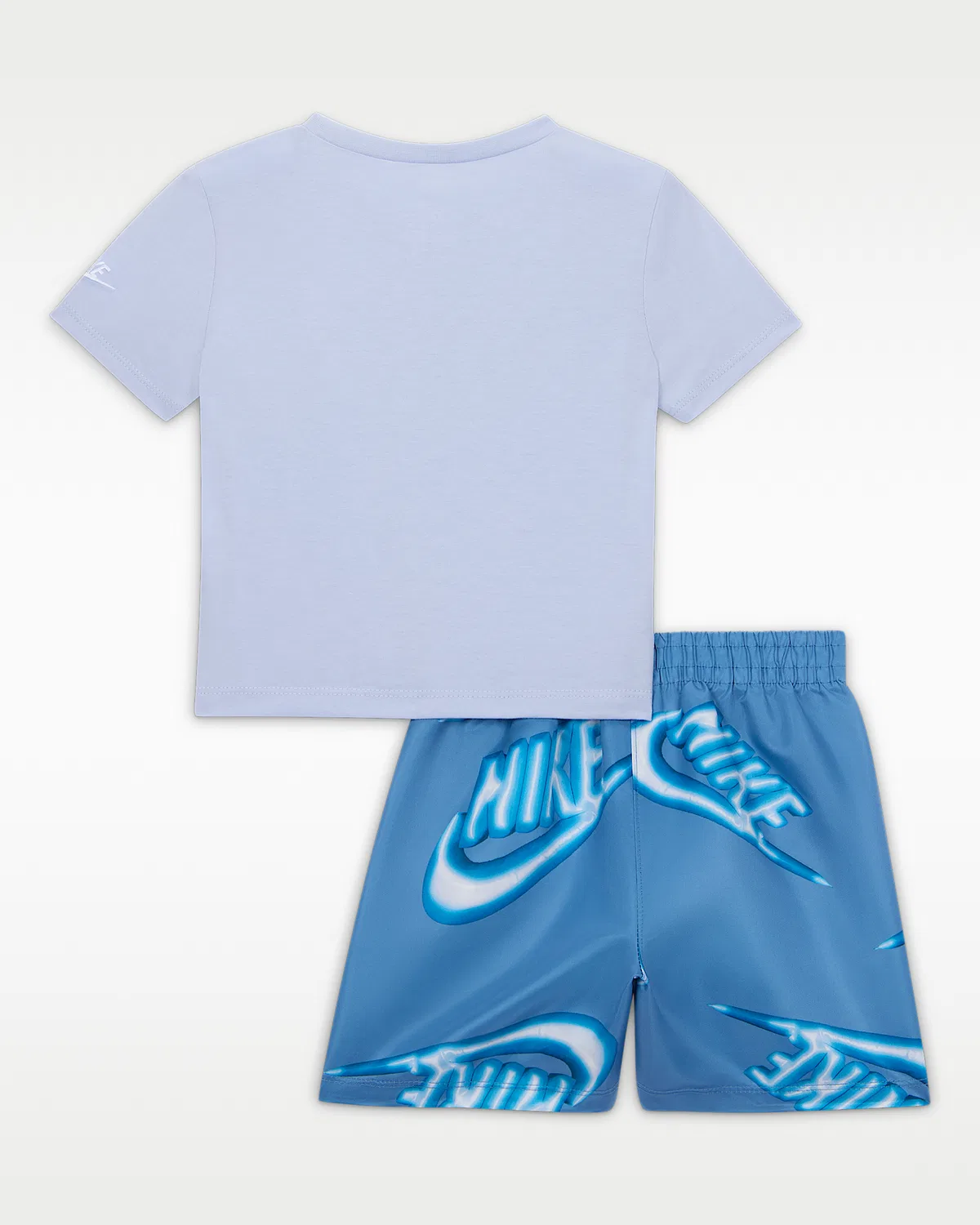 Детский комплект из футболки и шорт Nike Sportswear Club, Work Blue — фото 2