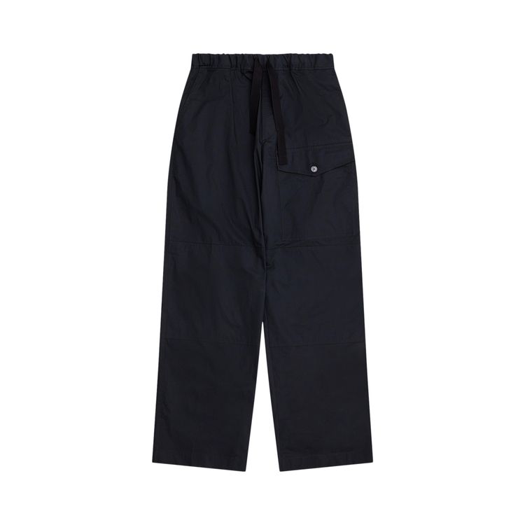 

Брюки Dries Van Noten Viscose Drawstring Pants 'Black', черный