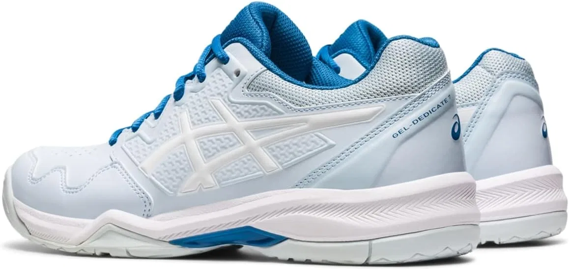 Кроссовки для тенниса ASICS Gel-Dedicate 7, Sky/White — фото 3