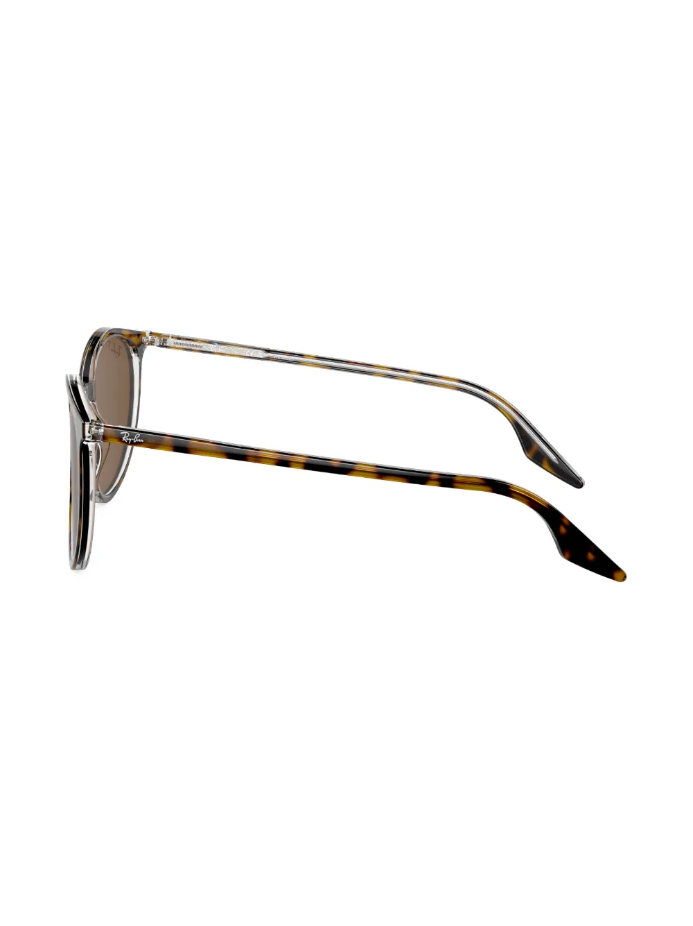 

Солнцезащитные очки в круглой оправе с логотипом Ray-Ban, коричневый