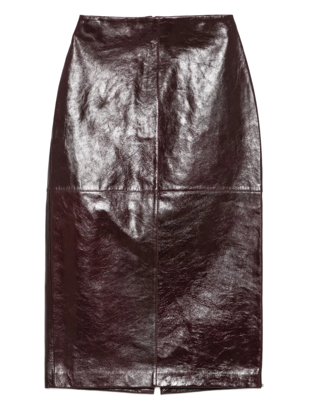 

Юбка Afa с кожаными вставками SPORTMAX, красный