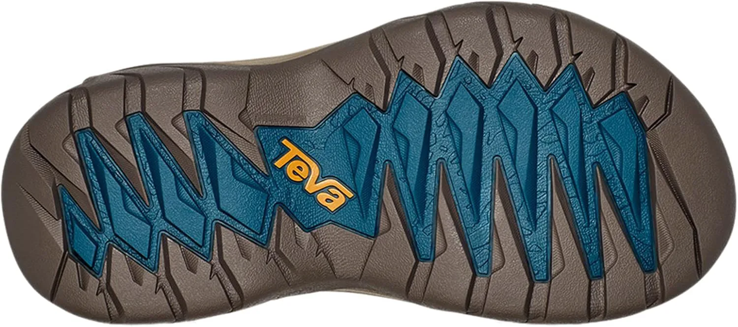 Мужские сандалии Teva Terra Fi 5 Universal из кожи, синий/зеленый — фото 4