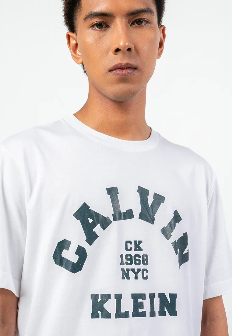 Футболка с принтом, Calvin Klein Jeans, белый — фото 3