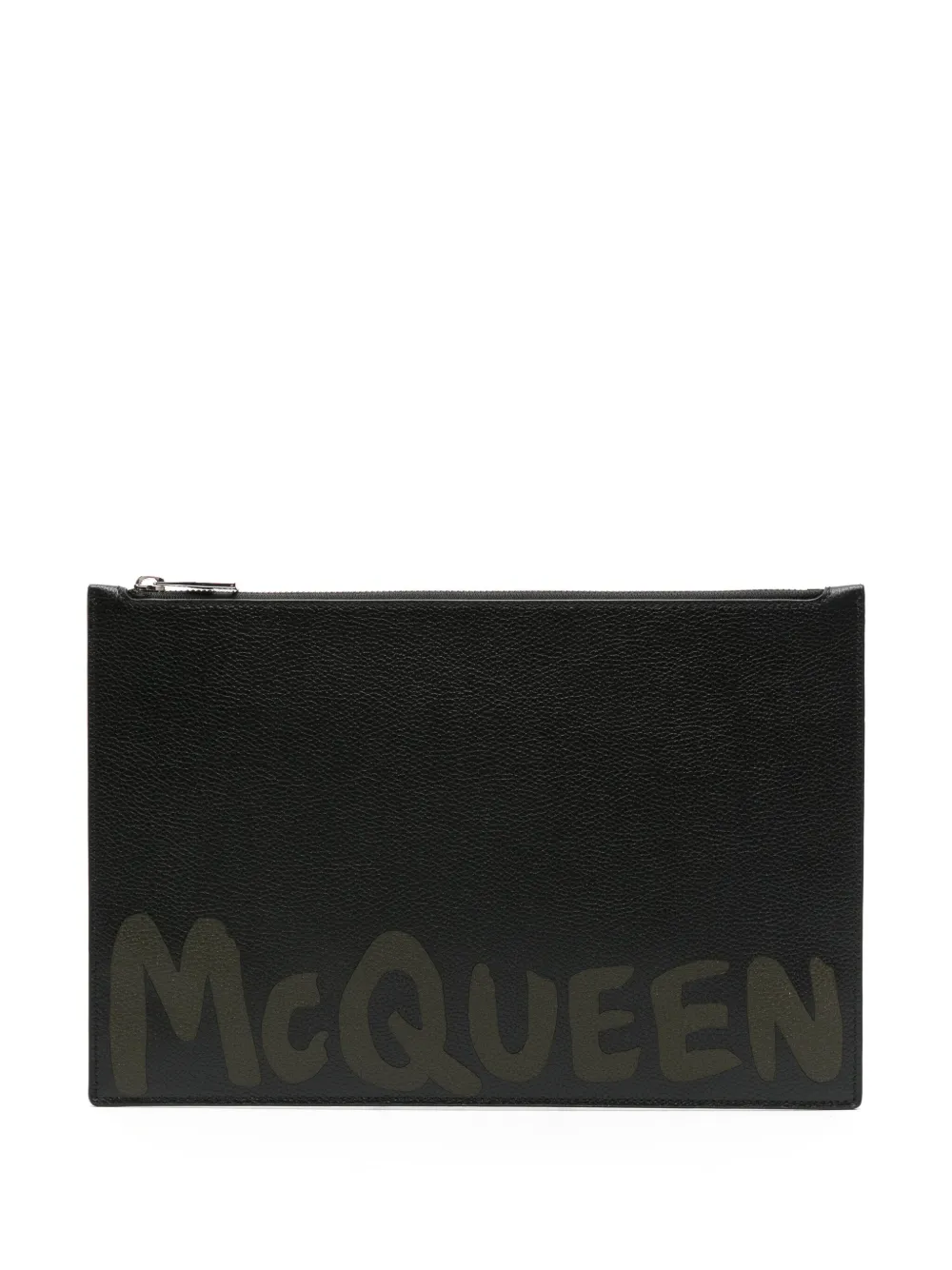 

Клатч с логотипом Alexander McQueen, черный