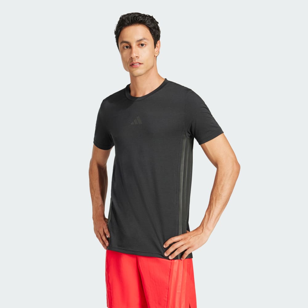 

Спортивная футболка Adidas Designed 4 Training 3-Stripes Tee, черный